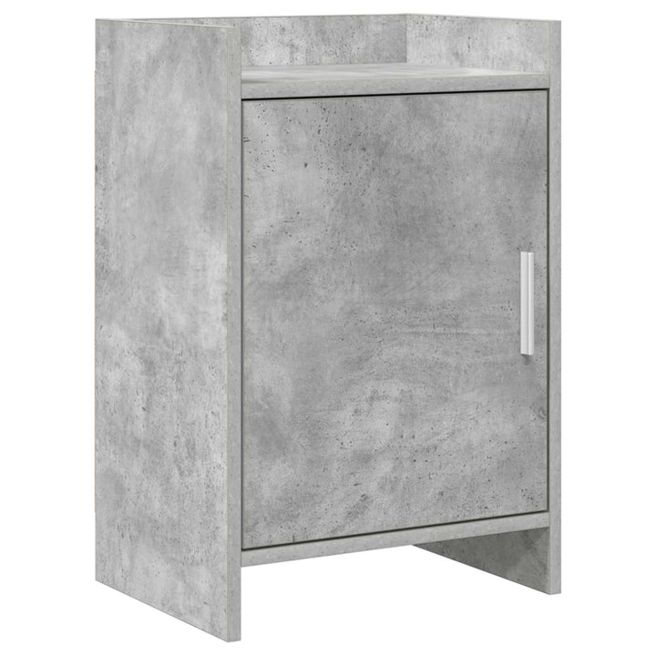 Sengeborde Betongrå 40 x 30 x 60 cm Konstrueret træ