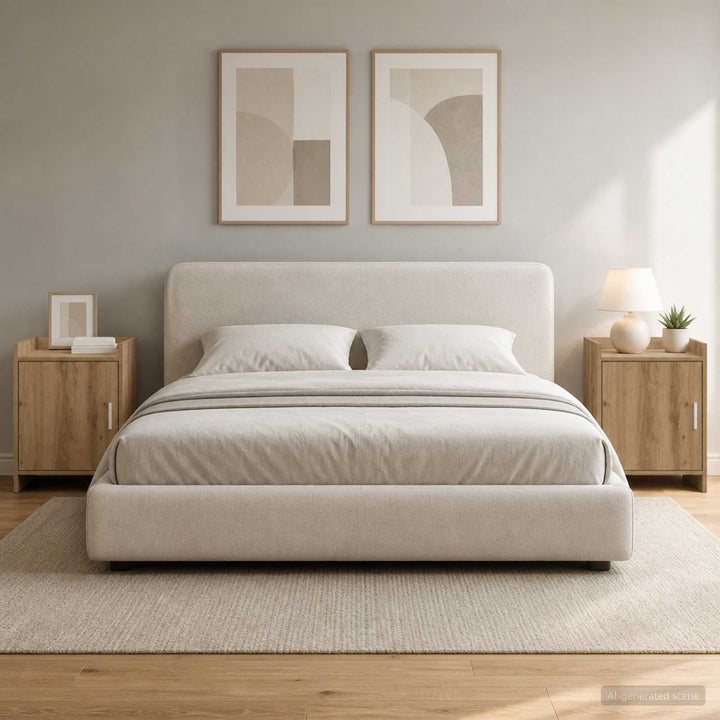 Sengeborde 2 stk. Artisan-eg 40 x 30 x 60 cm Konstrueret træ