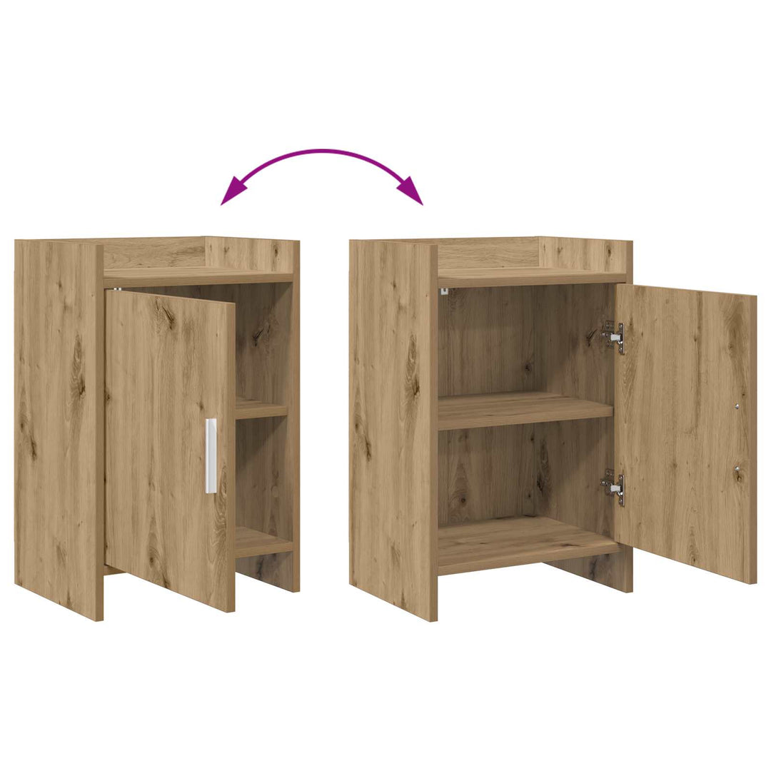 Sengeborde 2 pcs Artisan-eg 40 x 30 x 60 cm Konstrueret træ