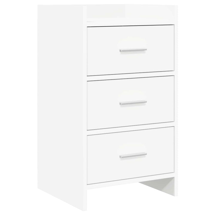 Sengeborde Hvid 40 x 36 x 70 cm Konstrueret træ