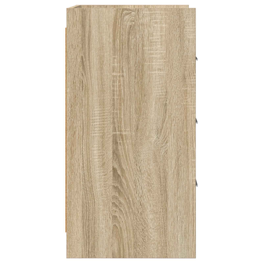Sengeborde Sonoma-eg 40 x 36 x 70 cm Konstrueret træ