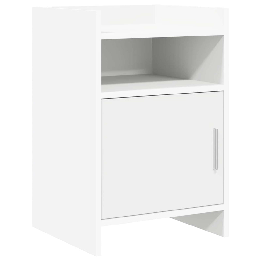 Sengeborde Hvid 40 x 36 x 60 cm Konstrueret træ
