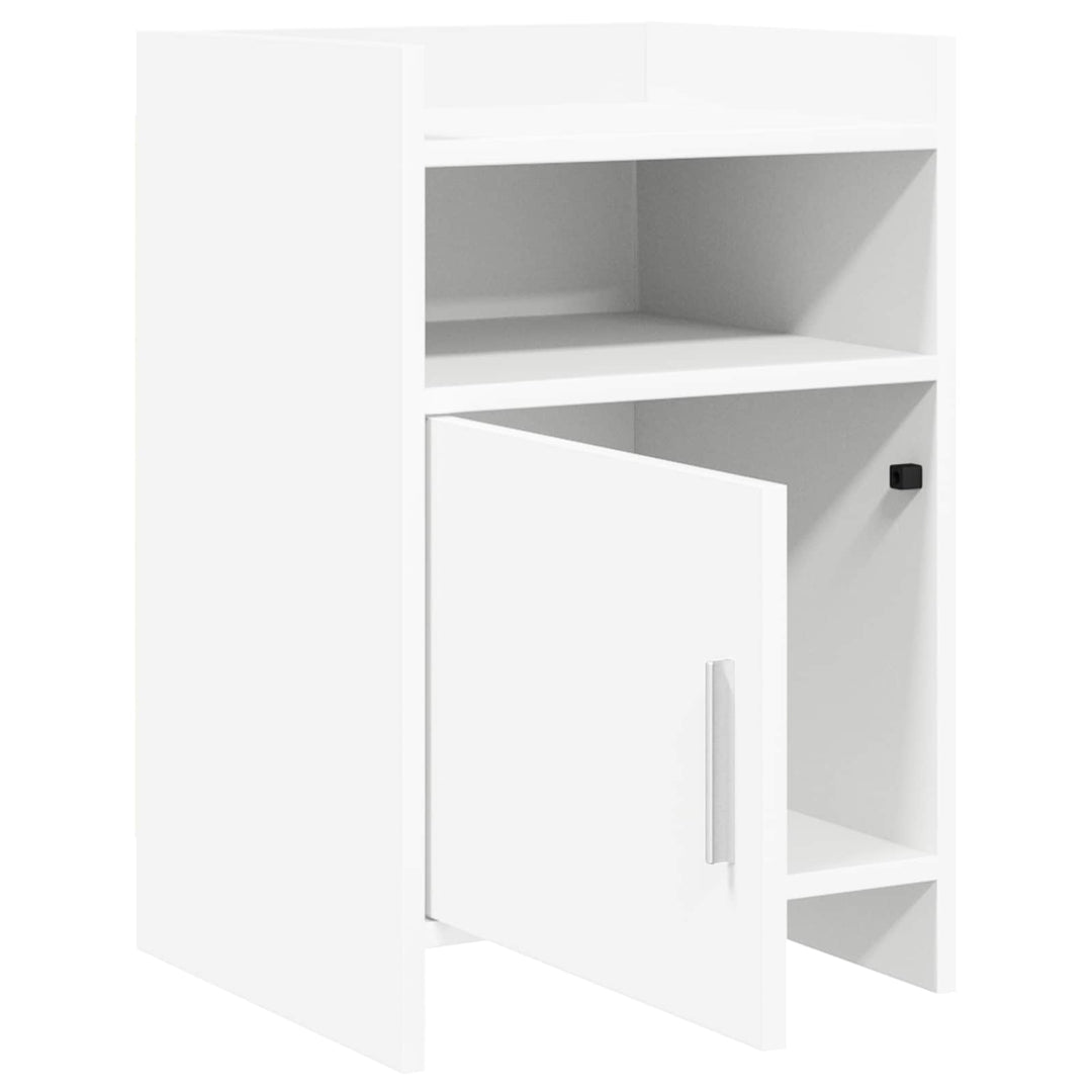 Sengeborde Hvid 40 x 36 x 60 cm Konstrueret træ