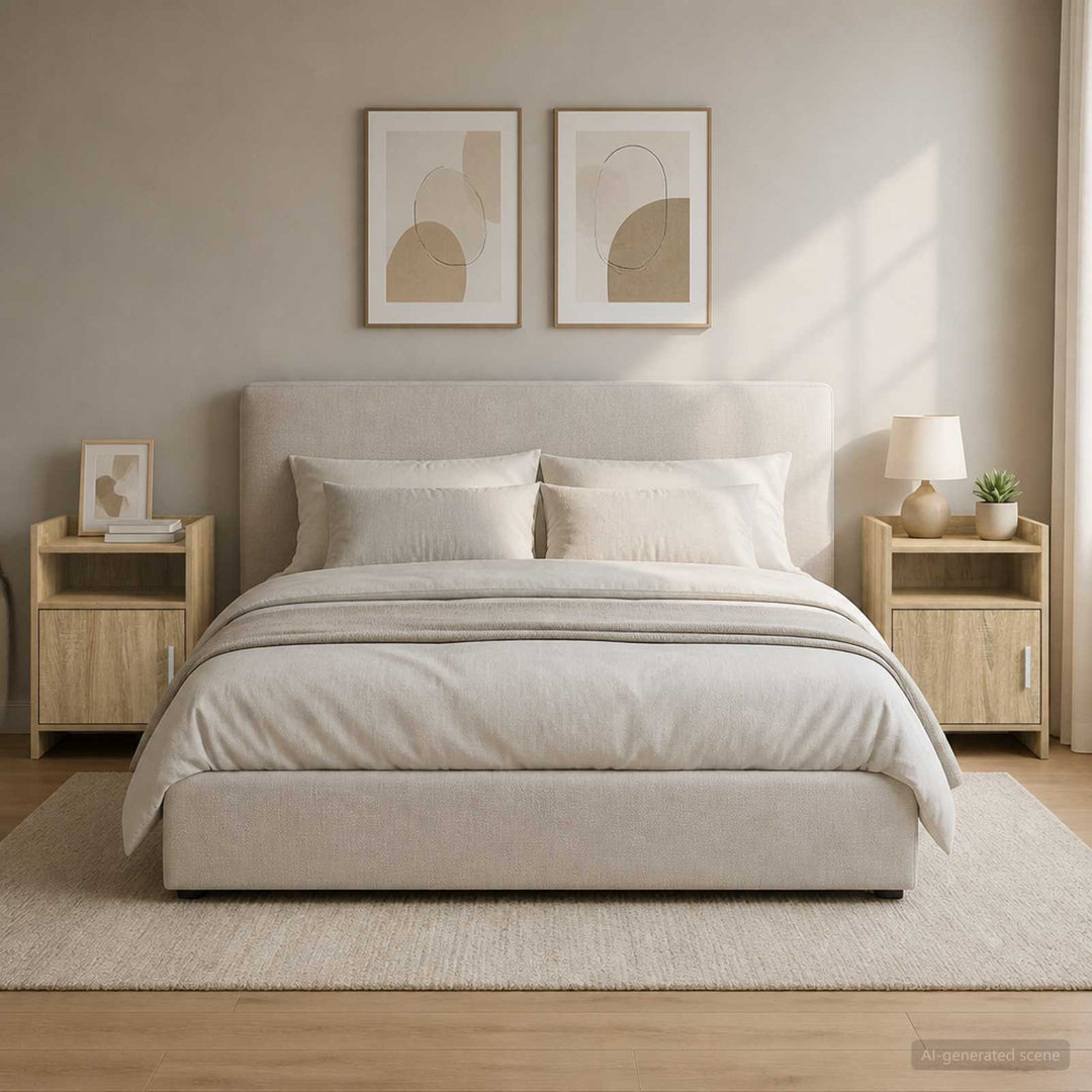 Sengeborde 2 stk. Sonoma-eg 40 x 36 x 60 cm Konstrueret træ