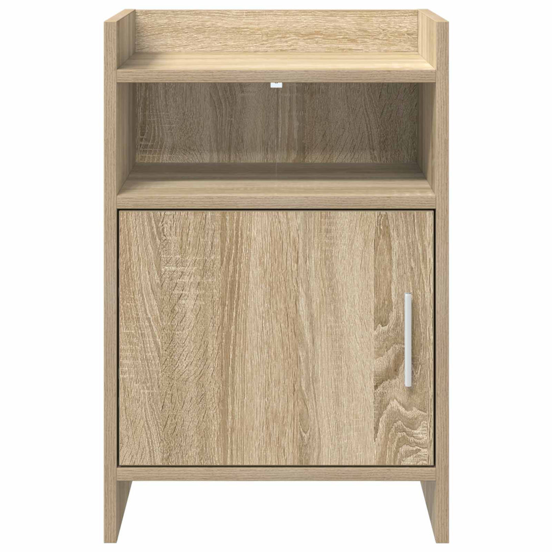 Sengeborde 2 pcs Sonoma-eg 40 x 36 x 60 cm Konstrueret træ