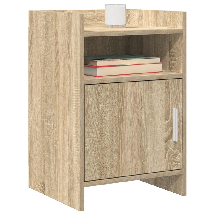 Sengeborde 2 pcs Sonoma-eg 40 x 36 x 60 cm Konstrueret træ