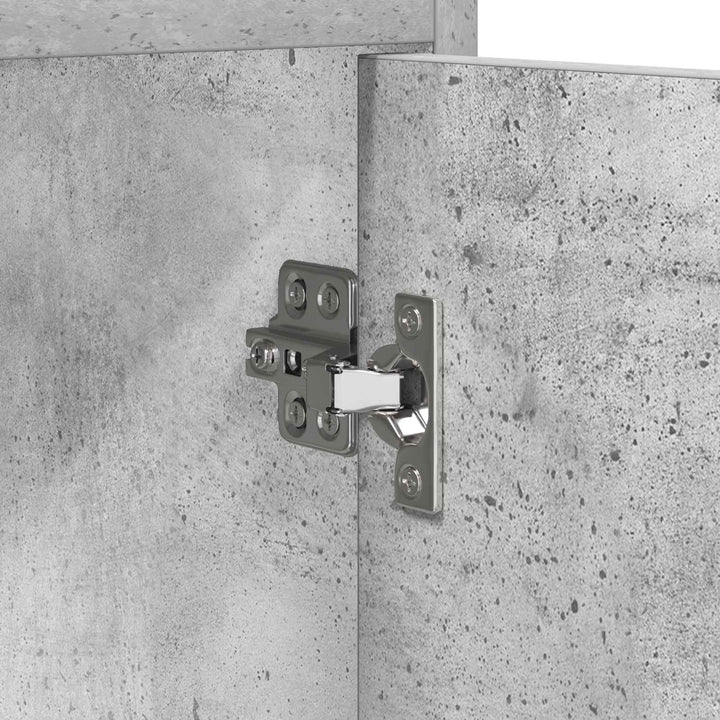 Sengeborde Betongrå 40 x 36 x 60 cm Konstrueret træ