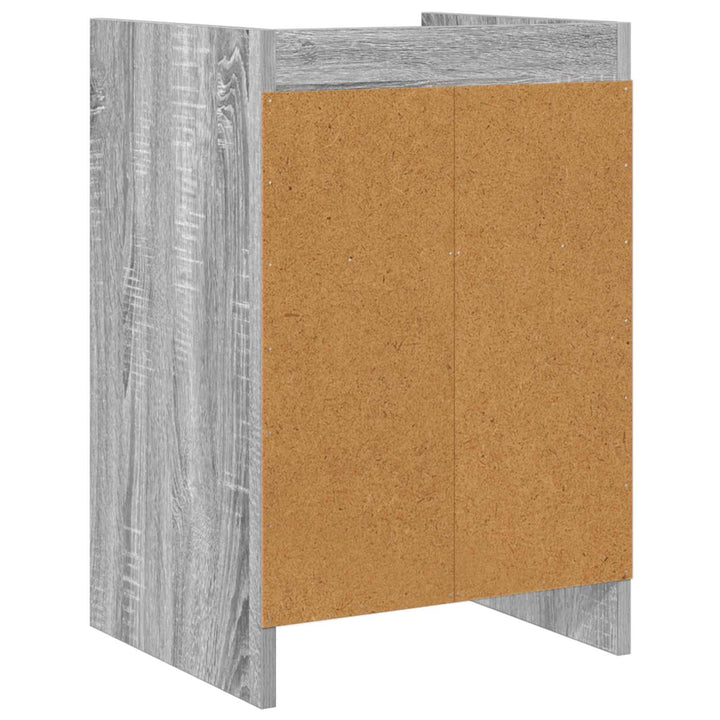 Sengeborde 2 pcs Grå Sonoma 40 x 36 x 60 cm Konstrueret træ