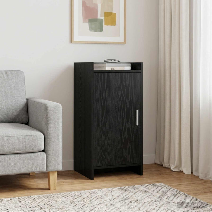 Sideboard Sort eg 40 x 36 x 80 cm Konstrueret træ