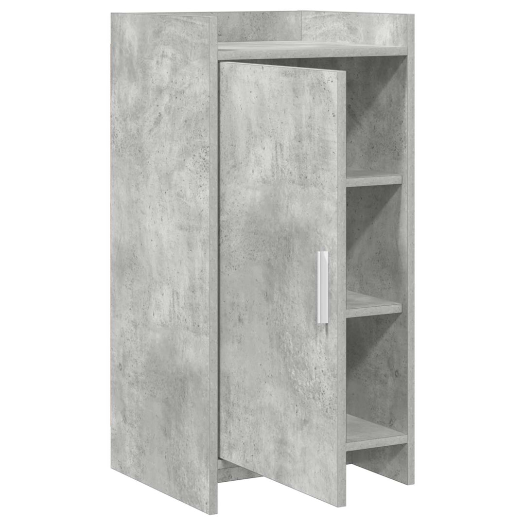 Sideboard Betongrå 40 x 36 x 80 cm Konstrueret træ