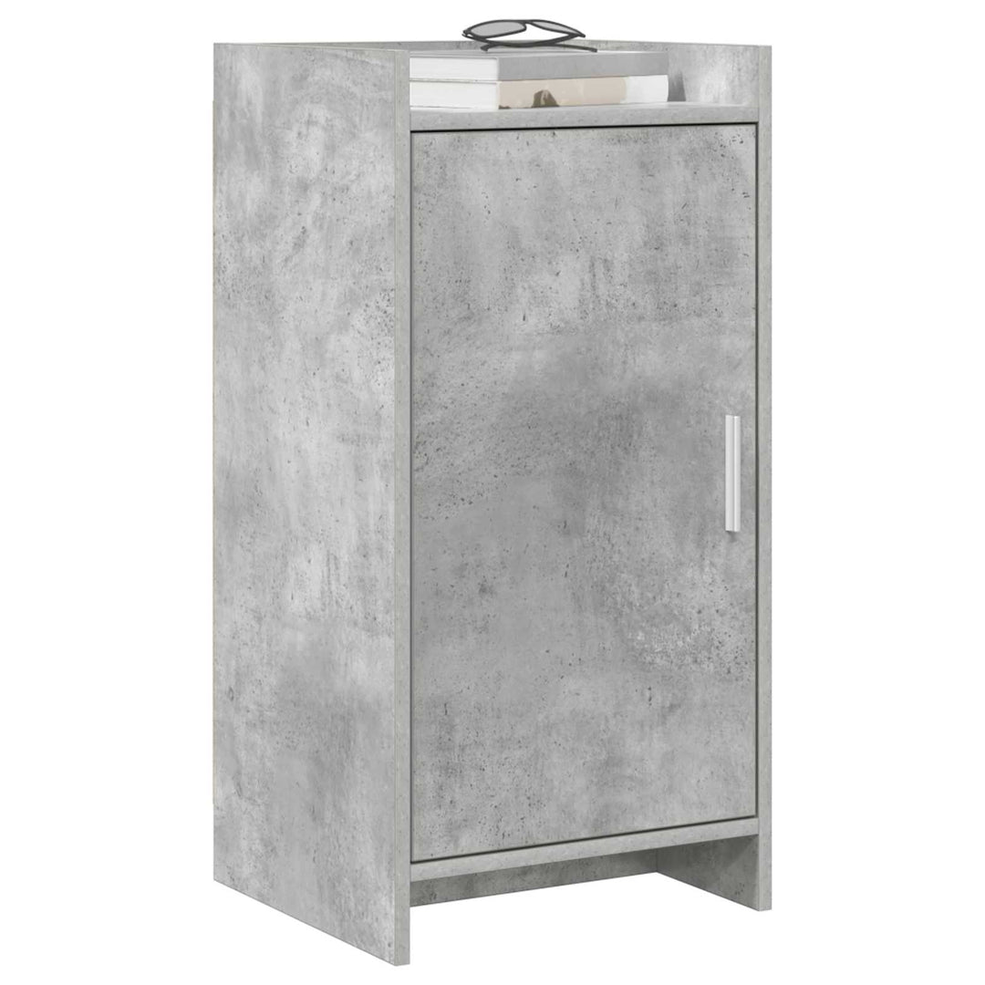 Sideboard Betongrå 40 x 36 x 80 cm Konstrueret træ