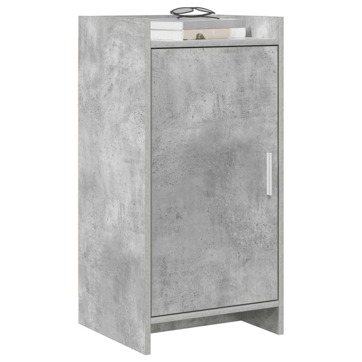 Sideboard Betongrå 40 x 36 x 80 cm Konstrueret træ