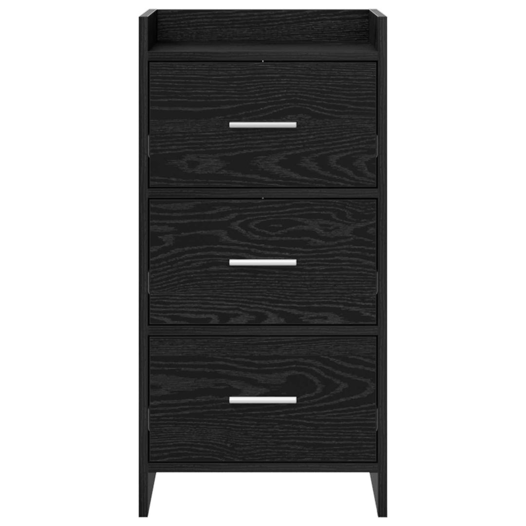 Sideboard Sort eg 40 x 36 x 80 cm Konstrueret træ