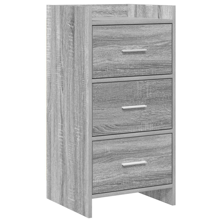 Sideboard Grå Sonoma 40 x 36 x 80 cm Konstrueret træ