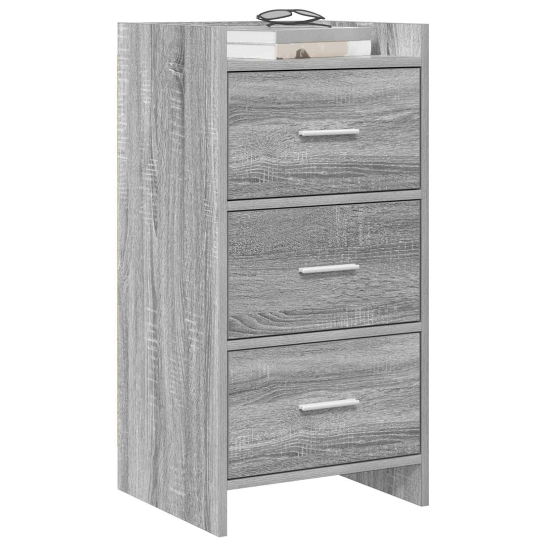 Sideboard Grå Sonoma 40 x 36 x 80 cm Konstrueret træ