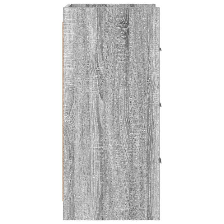 Sideboard Grå Sonoma 40 x 36 x 80 cm Konstrueret træ
