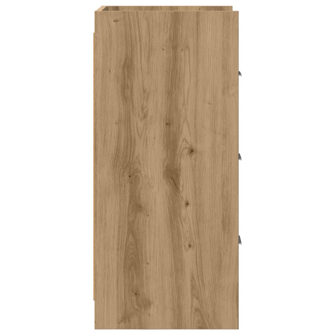 Sideboard Artisan-eg 40 x 36 x 80 cm Konstrueret træ