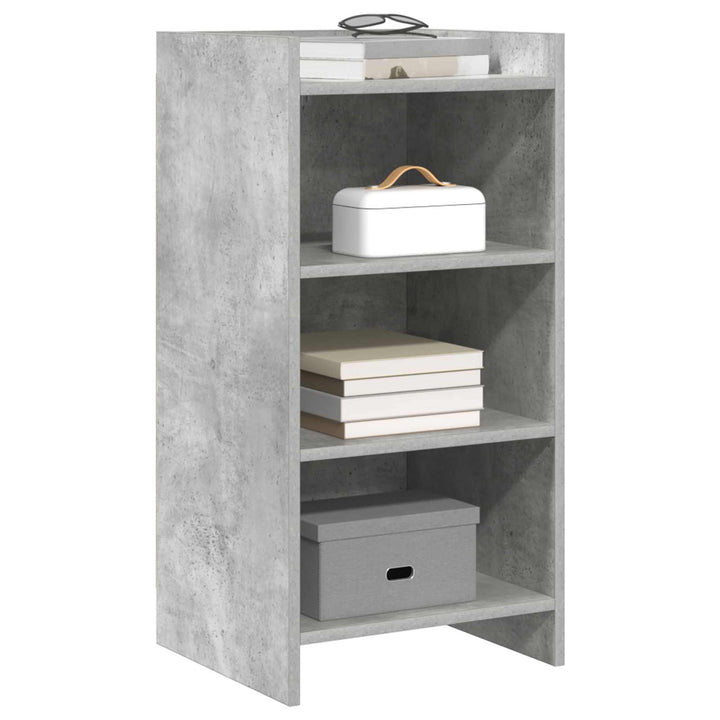 Sideboard Betongrå 40 x 36 x 80 cm Konstrueret træ