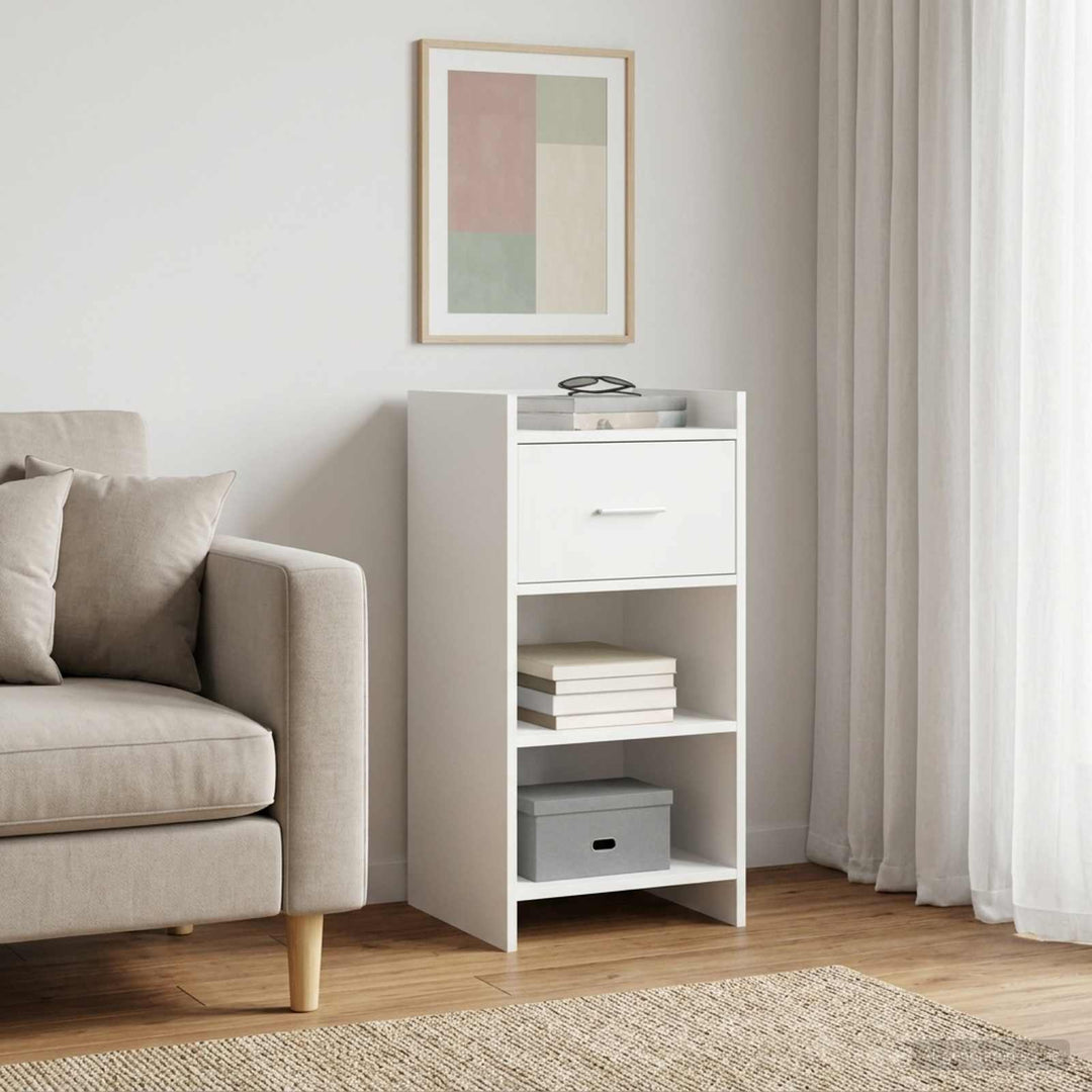 Sideboard Hvid 40 x 36 x 80 cm Konstrueret træ