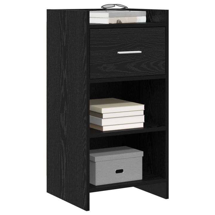 Sideboard Sort eg 40 x 36 x 80 cm Konstrueret træ