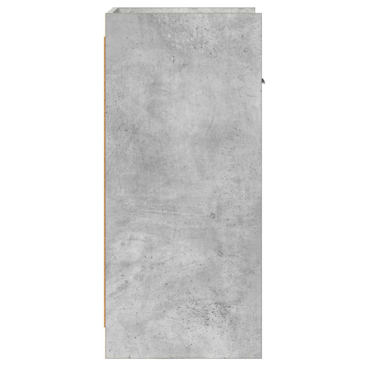 Sideboard Betongrå 40 x 36 x 80 cm Konstrueret træ