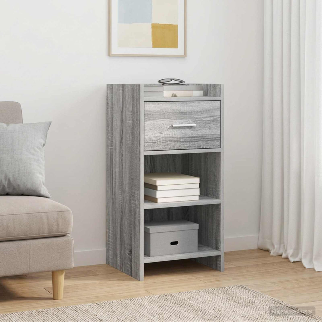 Sideboard Grå Sonoma 40 x 36 x 80 cm Konstrueret træ
