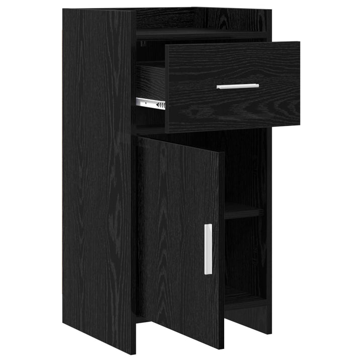 Sideboard Sort eg 40 x 36 x 80 cm Konstrueret træ