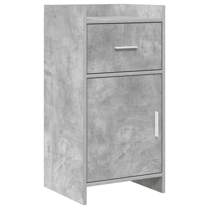 Sideboard Betongrå 40 x 36 x 80 cm Konstrueret træ
