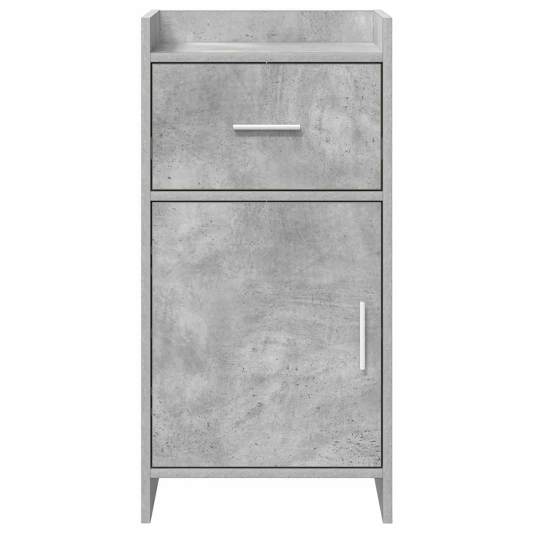 Sideboard Betongrå 40 x 36 x 80 cm Konstrueret træ