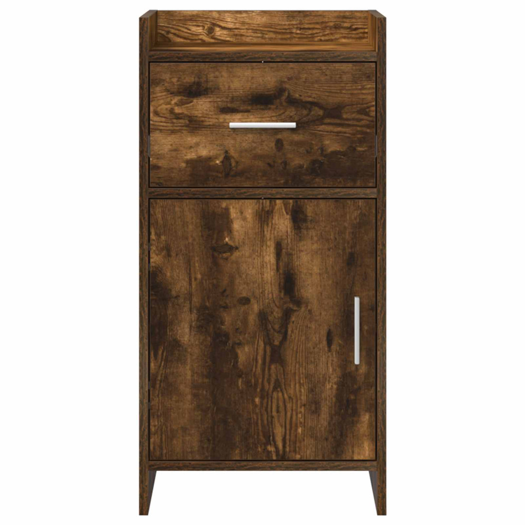 Sideboard Røget eg 40 x 36 x 80 cm Konstrueret træ