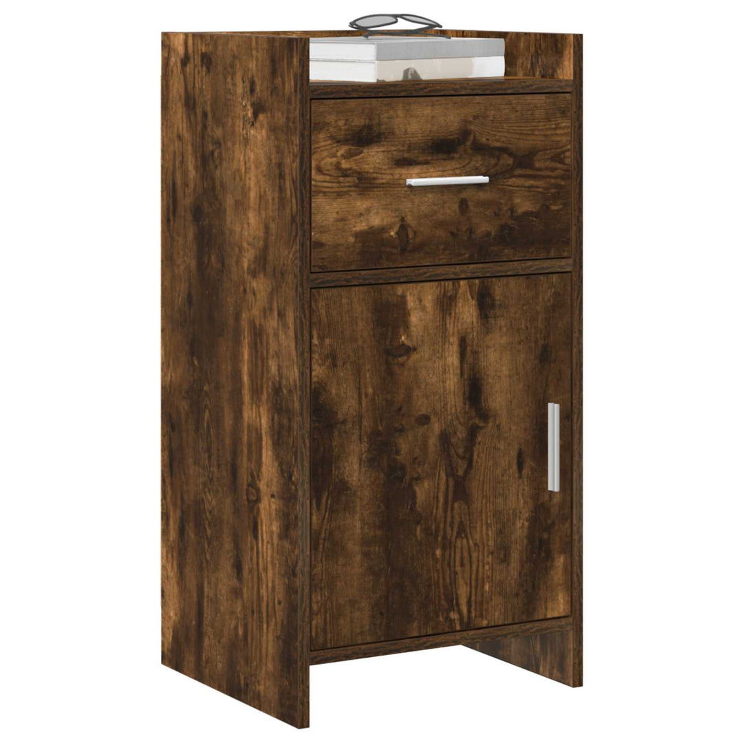 Sideboard Røget eg 40 x 36 x 80 cm Konstrueret træ