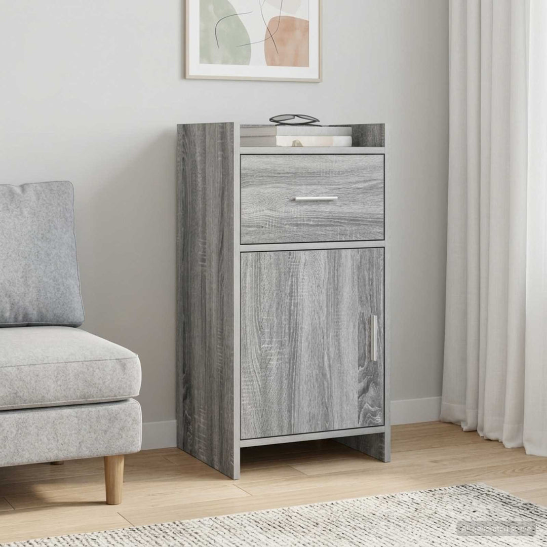 Sideboard Grå Sonoma 40 x 36 x 80 cm Konstrueret træ