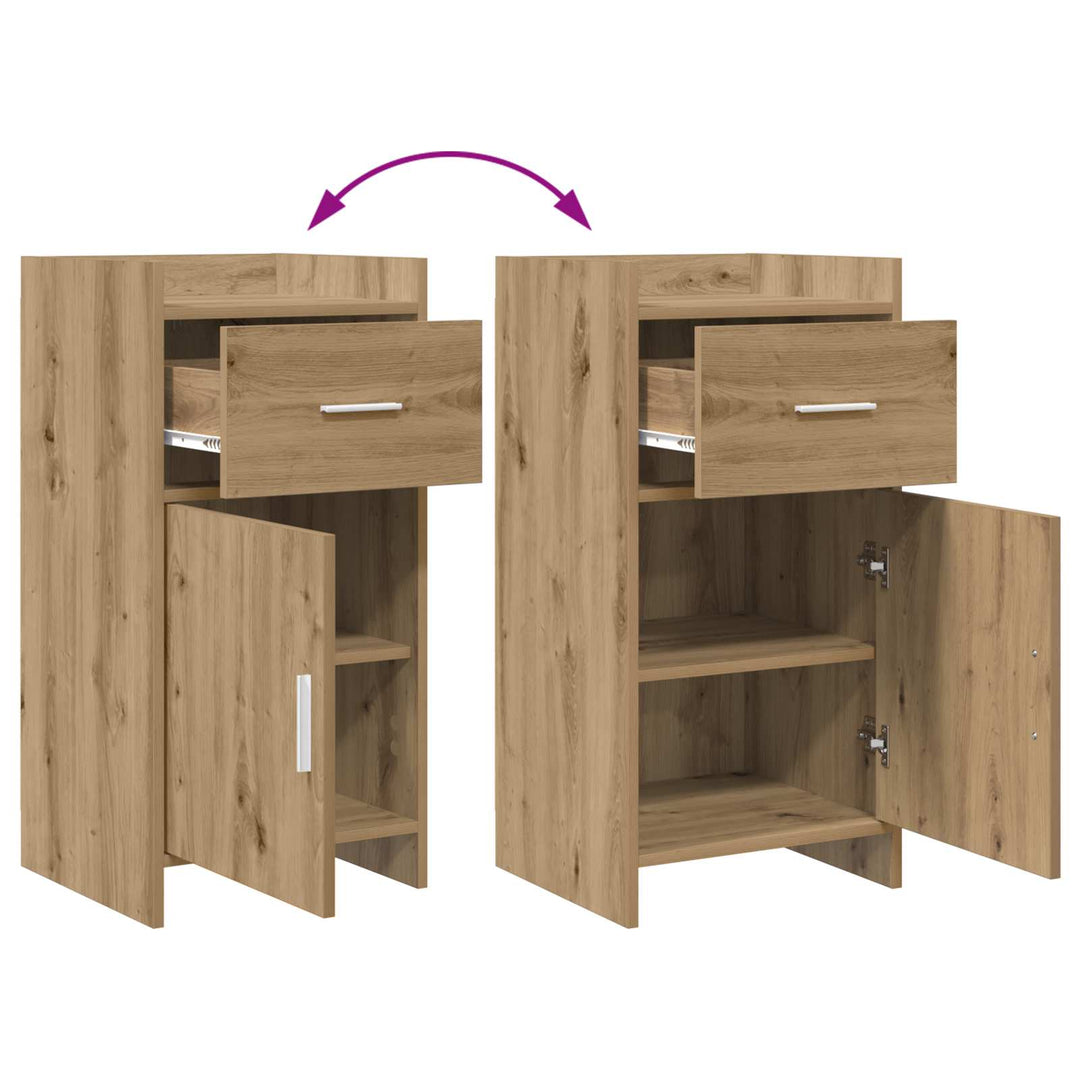 Sideboard Artisan-eg 40 x 36 x 80 cm Konstrueret træ