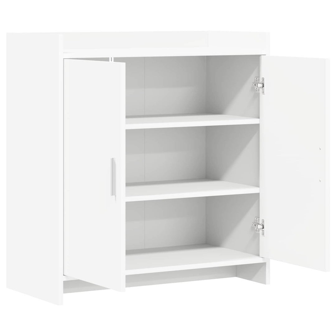 Sideboard Hvid 72 x 36 x 80 cm Konstrueret træ