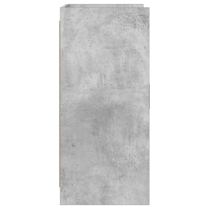 Sideboard Betongrå 72 x 36 x 80 cm Konstrueret træ