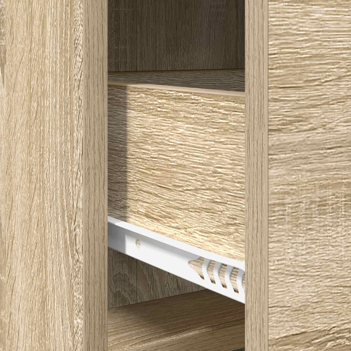 Sideboard Sonoma-eg 75 x 33 x 80 cm Konstrueret træ