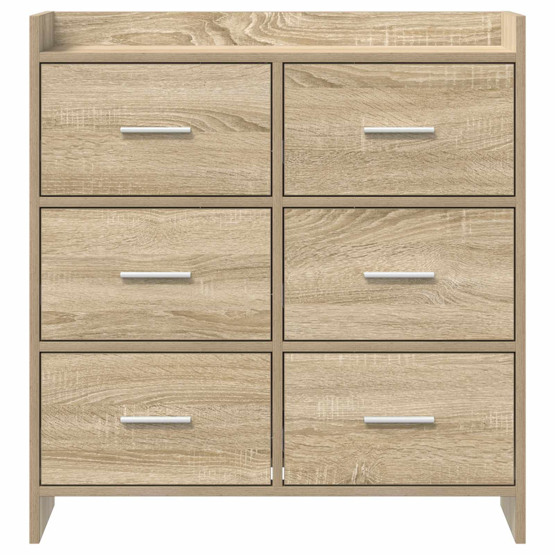 Sideboard Sonoma-eg 75 x 33 x 80 cm Konstrueret træ