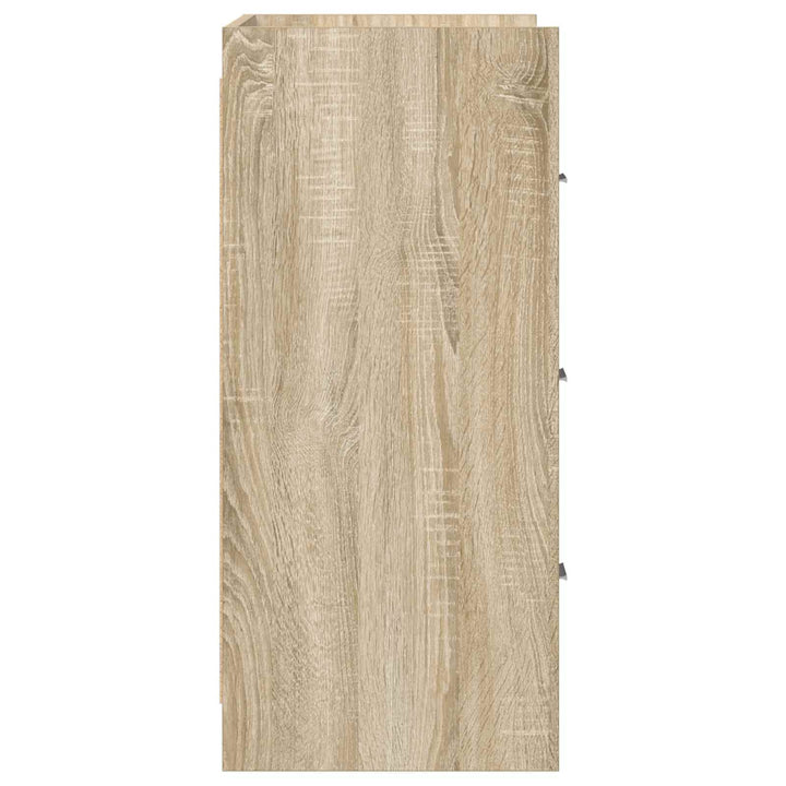 Sideboard Sonoma-eg 75 x 33 x 80 cm Konstrueret træ