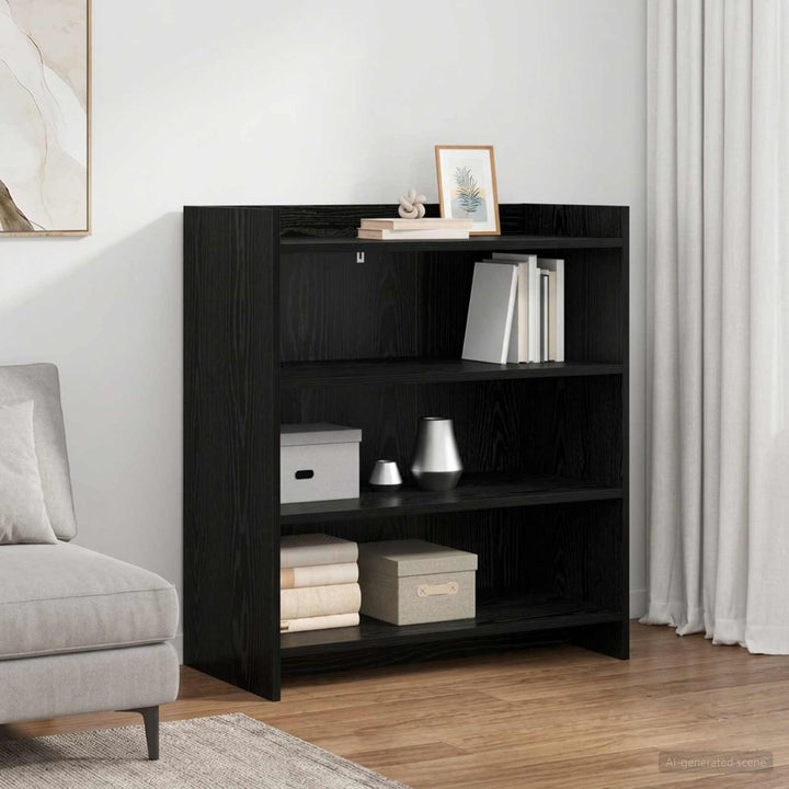 Sideboard Sort eg 75 x 36 x 80 cm Konstrueret træ