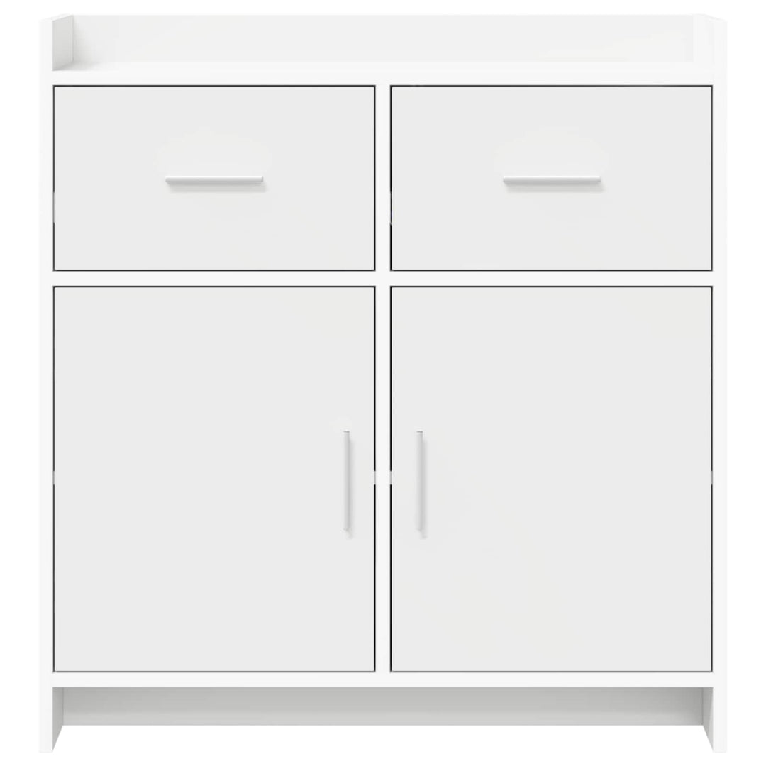 Sideboard Hvid 75 x 36 x 80 cm Konstrueret træ
