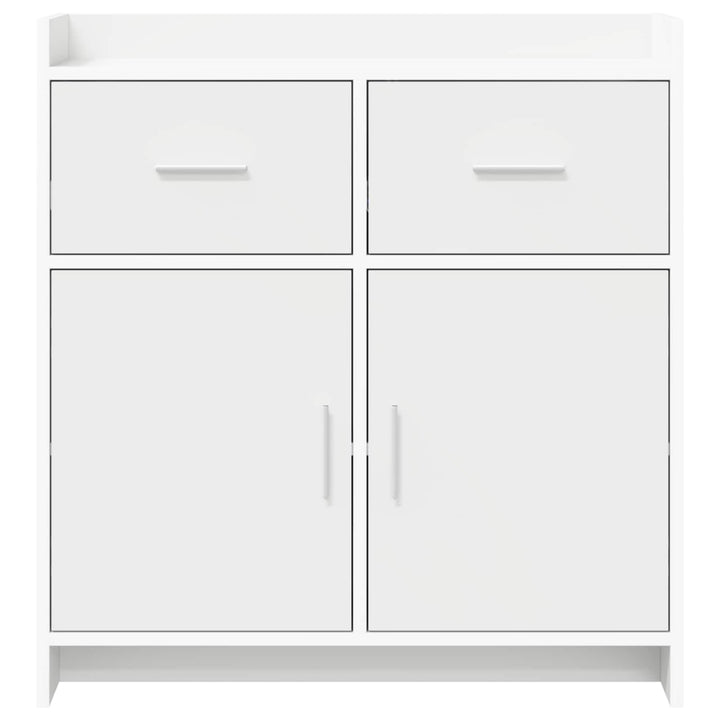 Sideboard Hvid 75 x 36 x 80 cm Konstrueret træ