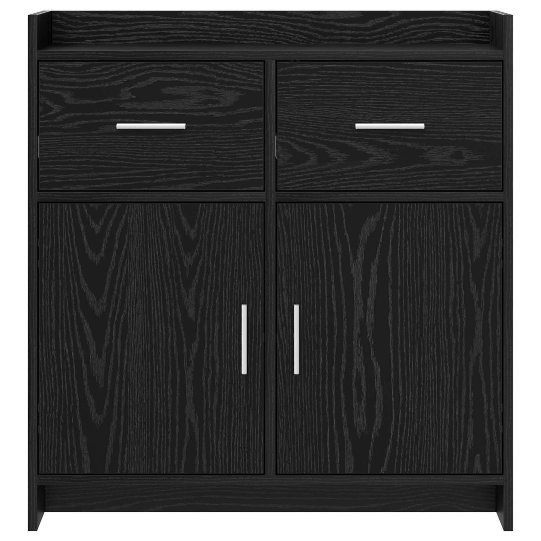 Sideboard Sort eg 75 x 36 x 80 cm Konstrueret træ