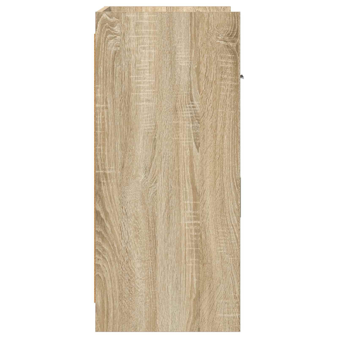 Sideboard Sonoma-eg 75 x 36 x 80 cm Konstrueret træ