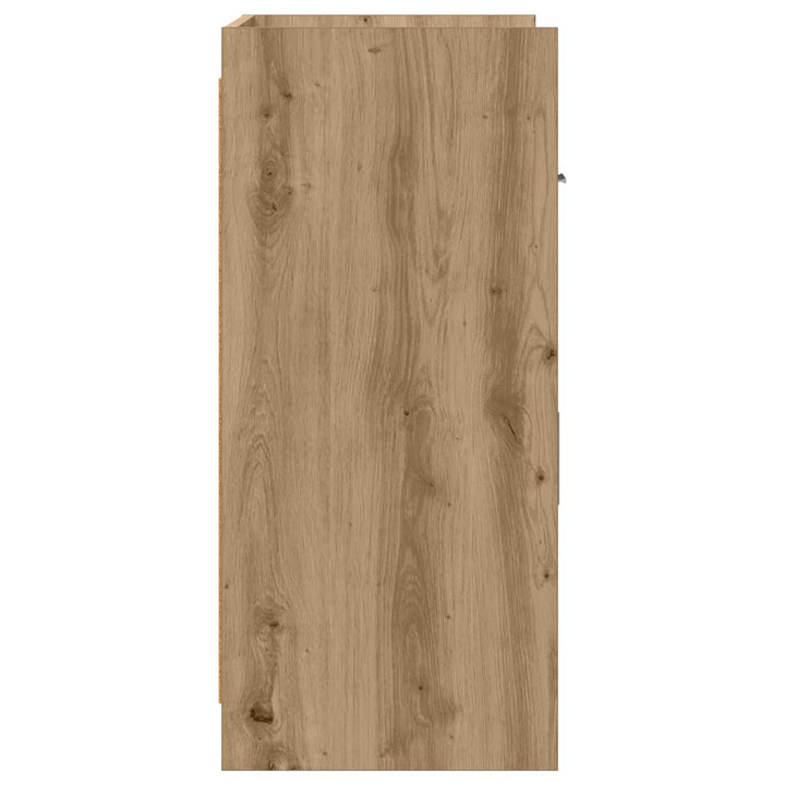 Sideboard Artisan-eg 75 x 36 x 80 cm Konstrueret træ