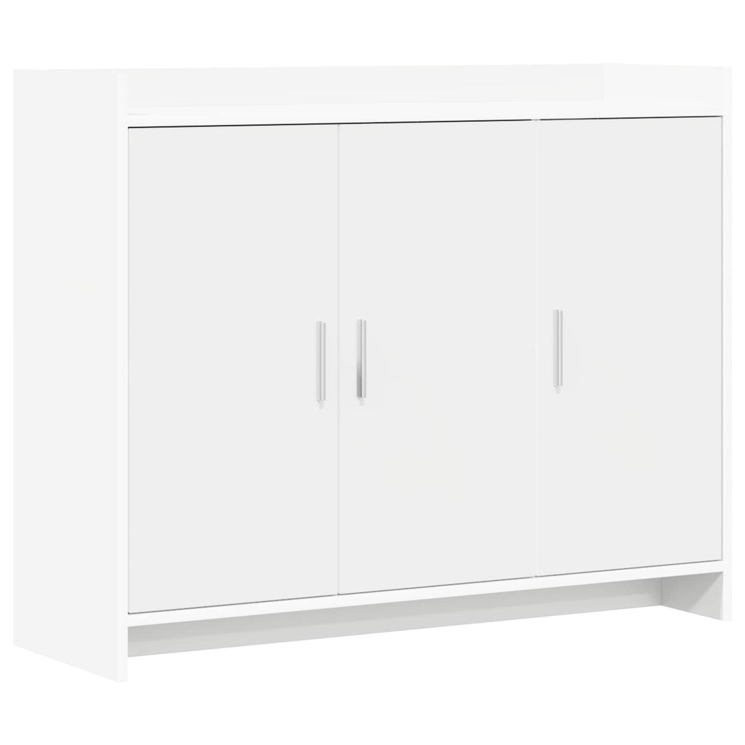 Sideboard Hvid 98,5 x 33 x 80 cm Konstrueret træ