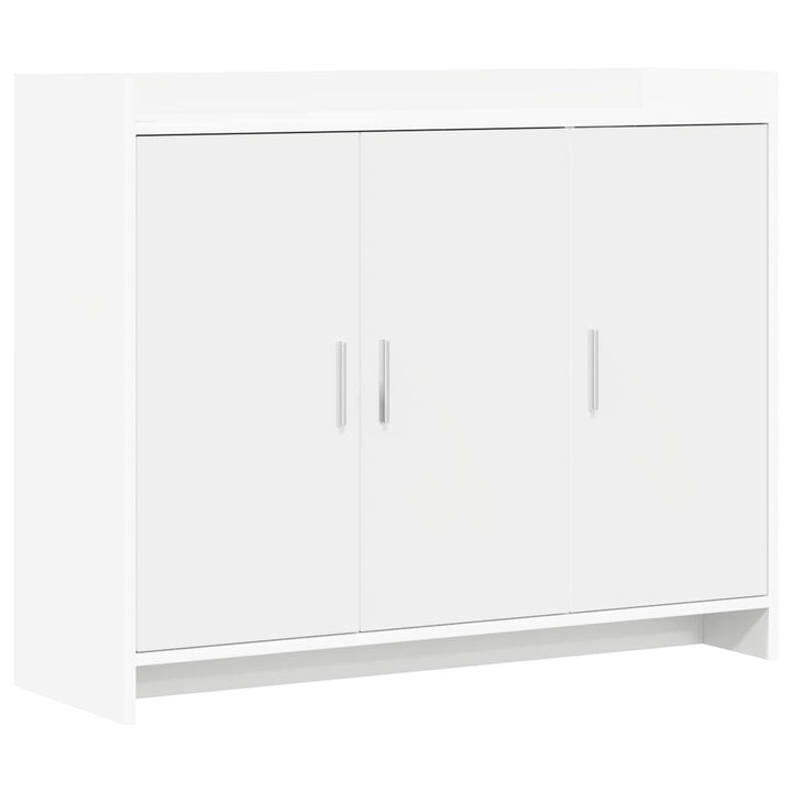 Sideboard Hvid 98,5 x 33 x 80 cm Konstrueret træ