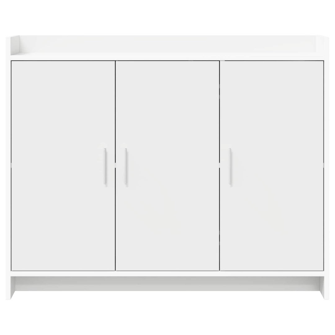 Sideboard Hvid 98,5 x 33 x 80 cm Konstrueret træ