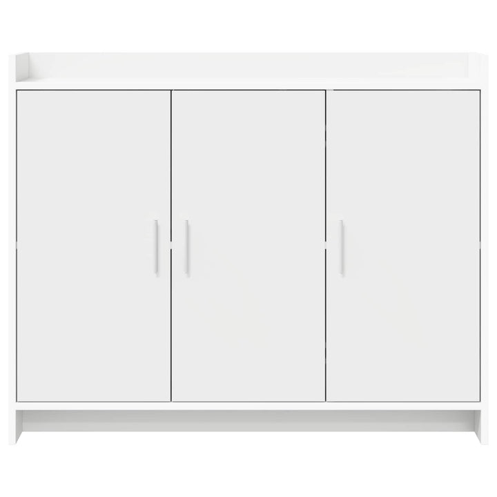 Sideboard Hvid 98,5 x 33 x 80 cm Konstrueret træ