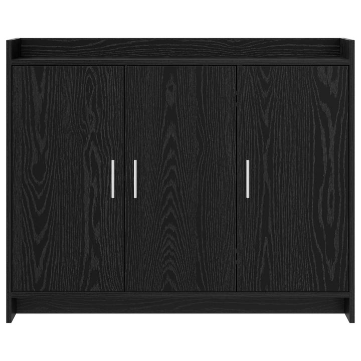 Sideboard Sort eg 98,5 x 33 x 80 cm Konstrueret træ