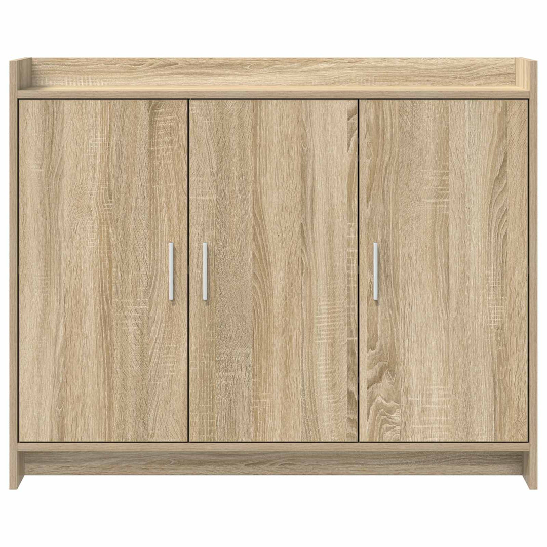 Sideboard Sonoma-eg 98,5 x 33 x 80 cm Konstrueret træ